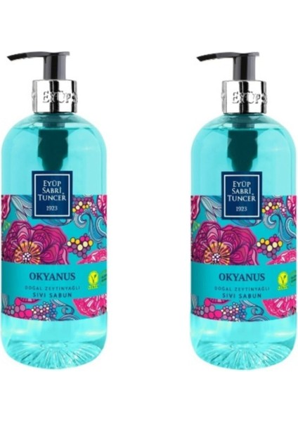 Doğal Zeytinyağlı Sıvı Sabun Okyanus 500 ml x 2