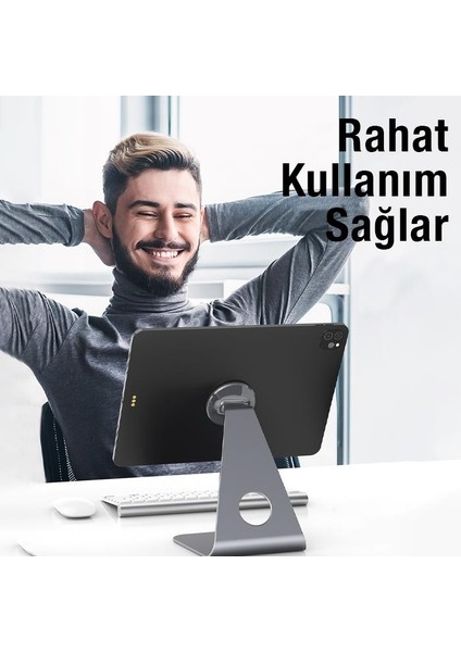 Magsafe Uyumlu Masaüstü Stand Apple iPhone 12 13 14 Pro Max Stand Masaüstü Tutucu L Tipi Masaüstü Stand