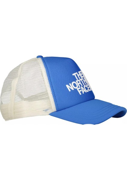 The North Face Logo Mavi Trucker Şapka