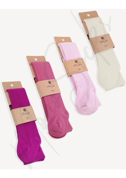 Mono Socks 4'lü Külotlu Çocuk Çorap