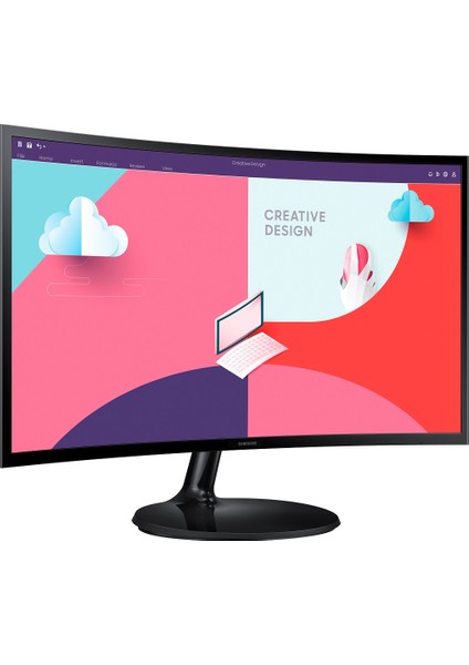 LS24C360EAUXUF 24" Full Hd 75Hz Freesync Kavisli Essential Monitör