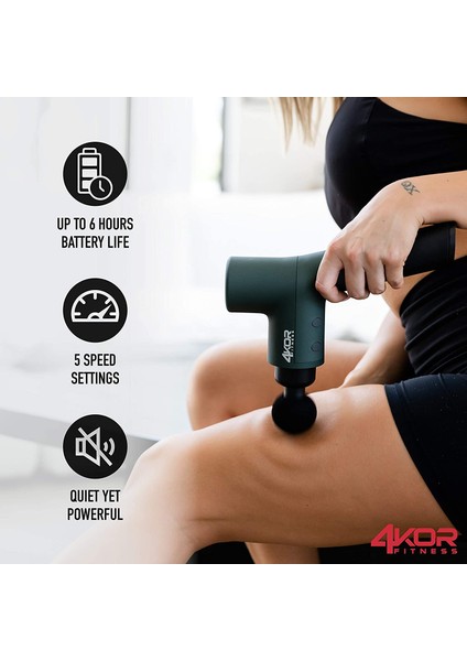 4kor Fitness Kas Vurmalı Masaj Tabancası