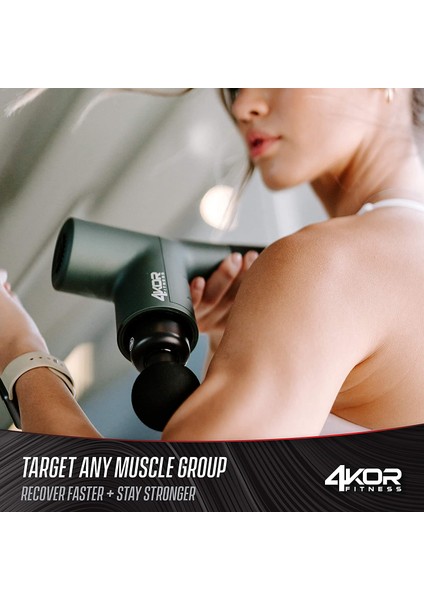 4kor Fitness Kas Vurmalı Masaj Tabancası