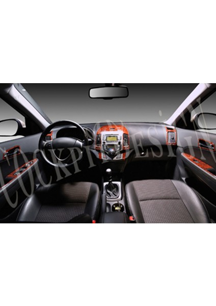Meriç® Hyundai I30 Ön Torpido Kaplama Maun 18 Parça 2007-2012