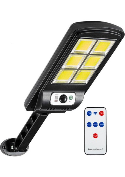 Powermaster W756-6 Hareket Sensörlü 6 Cob Ledli Uklı Solar Lamba