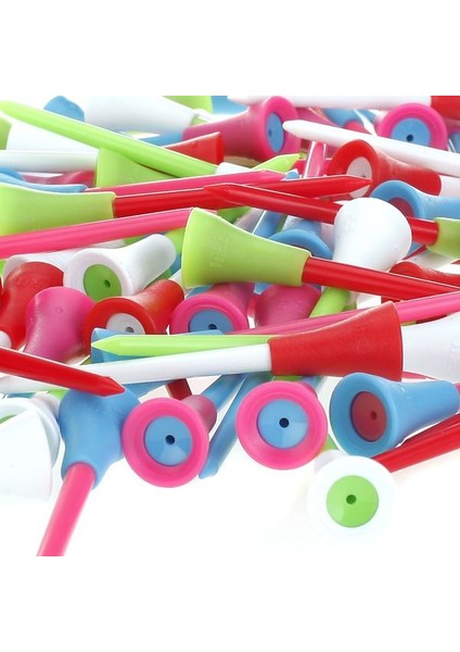 100PCS 3 3/8 Inç Kauçuk Ped Üst Plastik Golf Tişörtleri (Yurt Dışından) fiyatları