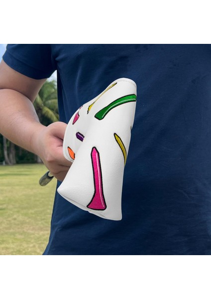 Golf Mallet Putter Kafa Kapağı Nakış Kolu (Yurt Dışından) fırsatları