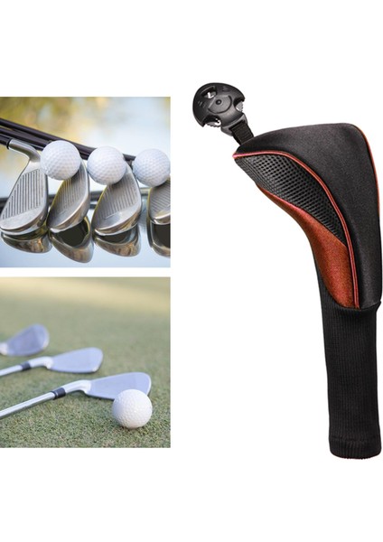 Golf Kulübü Headcover Ahşap Kafa Kapak Uzun Boyun Sürücü Fairway Hibrid Fut 22 cm 13 cm 9 cm C (Yurt Dışından) modelleri