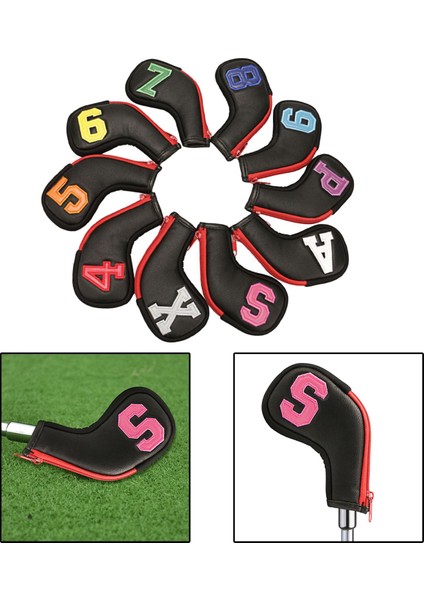 10X Golf Kulübü Kapağı Başlıklar 4 5 6 7 8 9 P A Hibrit Koruyucu (Yurt Dışından) fırsatları