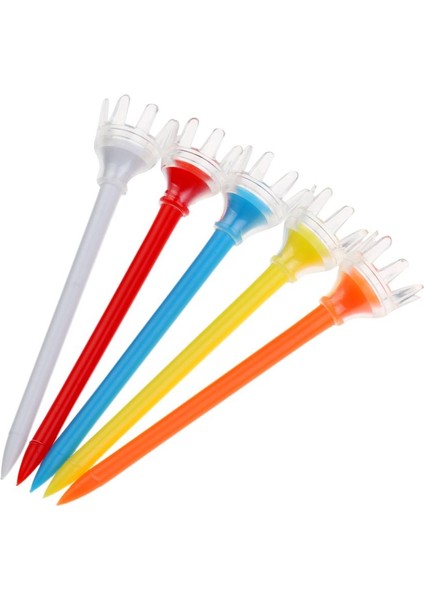 Güzel 5pcs Taç Golf Tees Golfçü Eğitim Aracı Rastgele Renk (Yurt Dışından)