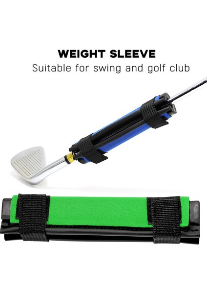 Golf Kulübü Salıncak Ağırlık Yüzük Golf Ağırlıklı Isınma Golf Kulübü Başkanı Wrap Yeşil (Yurt Dışından) modelleri