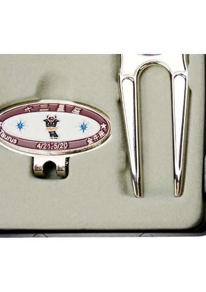1 Set Aracı Golf Şapkası Klip Top Işaretçisi Golf Aksesuarları Hediye Seti C (Yurt Dışından) fırsatları