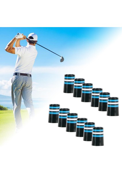 12 Adet Golf Demir Ferrules Konik Ucu Demir Kama Boyutu .370 Uç Kapaklar Mavi BeSiyah (Yurt Dışından) modelleri