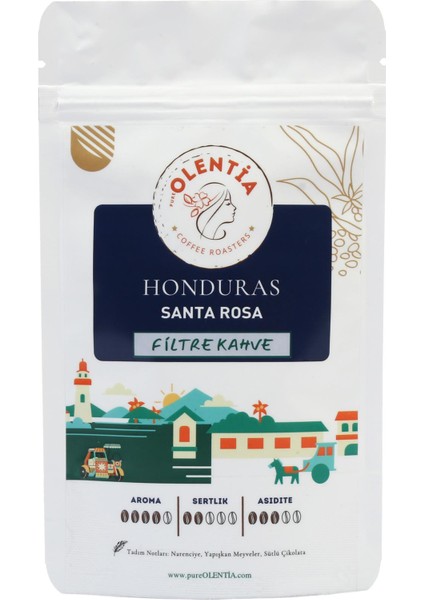 Pure Olentia Honduras Santa Rosa Filtre Kahve 250 gr (Öğütülmüş)