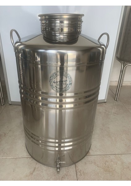 Paslanmaz Çelik Zeytinyağı ve Su Deposu 100 Litre