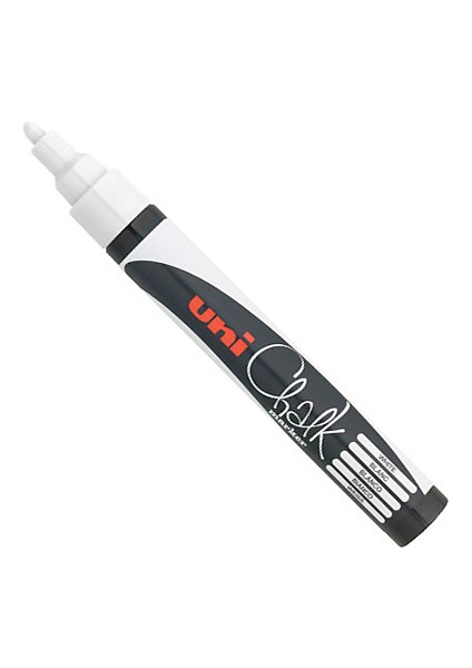 Chalk Marker Pwe-5m Beyaz (1.8-2.5 Mm) Yuvarlak Uç Su Bazlı Sıvı Tebeşir Kalemi