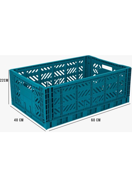 Aykasa 604022 Maxibox Peacock Green Katlanabilir Kasa fırsatları