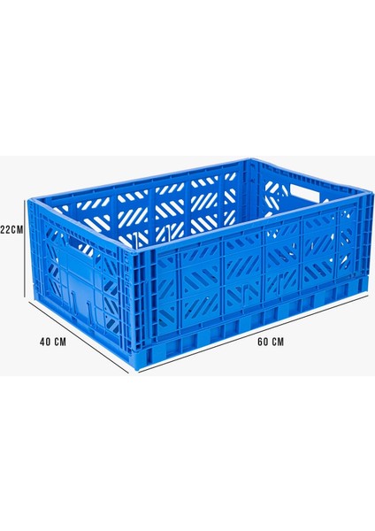 Aykasa 604022 Maxibox Blue Katlanabilir Kasa fırsatları