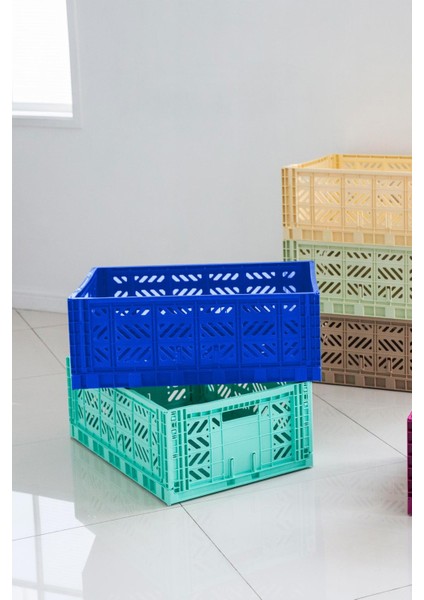 Aykasa 604022 Maxibox Blue Katlanabilir Kasa indirimleri