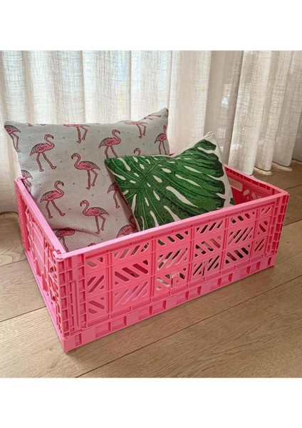 Aykasa 604022 Maxibox Dark Pink Katlanabilir Kasa indirimleri