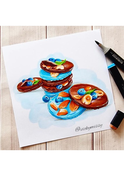 Kare 15×15 cm Albüm 30 Sayfa (Marker ve Grafik Için) Classic Album
