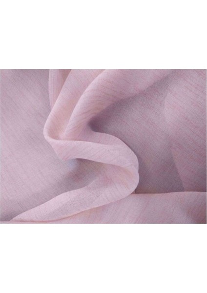 Düz Yüksek Kalite Keten Tül Perde Sık Pile (1'e 3 Pile) Dikim Pudra indirimleri