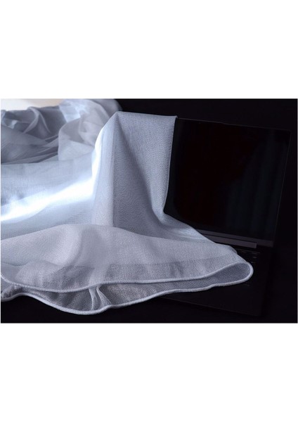 Düz Monaliza (Zırh Zemin) Tül Perde Seyrek Pile (1'e 2 Pile) Dikim Kırık Beyaz indirimleri