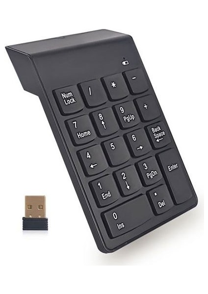 kablosuz mini numerik keypad 18 tuş kablosuz numara klavyesi