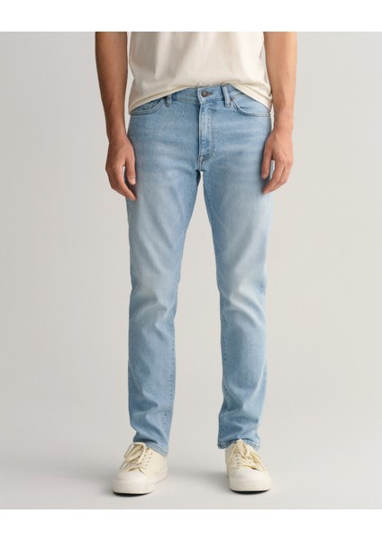 Erkek Mavi Slim Fit Hayes Jean Pantolon 1000308.992 fırsatları