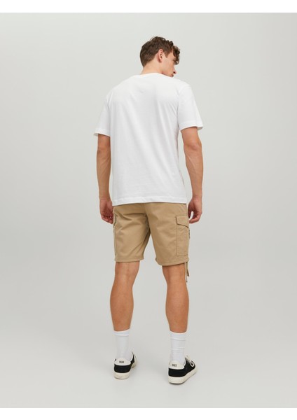 Jack & Jones Jpstmarley Jjcargo Shorts Ana Sn Krem Erkek Şort 12229650-Crock