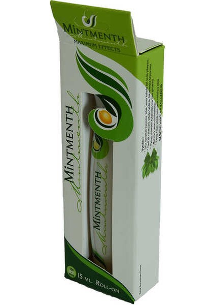 Menthol Masaj Yağı Roll On Mentol Nane Okaliptus Bitkisel Yağlar Karışımlı 15 ml