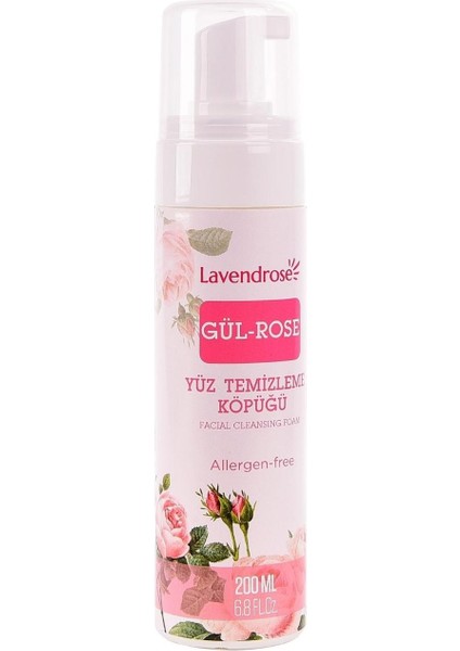 Gül Rose Yüz Temizleme Köpüğü 200 ml