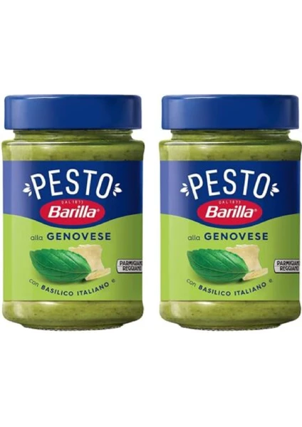 Fesleğenli Pesto Sos 190 gr x2'Li Set