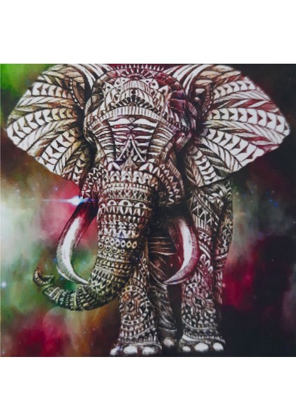 5d Elmas Taş Işleme Kiti 30X30 cm Fil Desen fiyatları