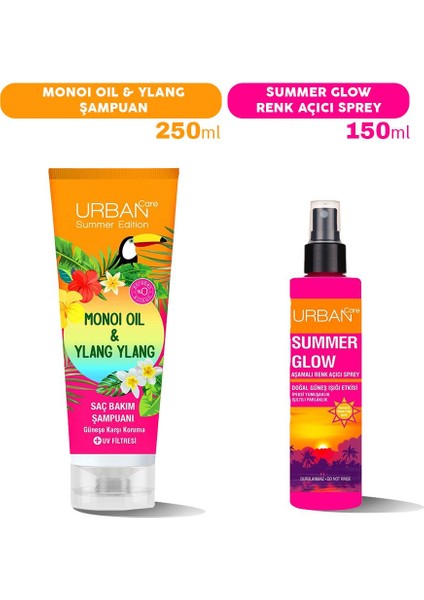 Monoi Oil & Ylang Şampuan Ve Renk Açıcı Sprey