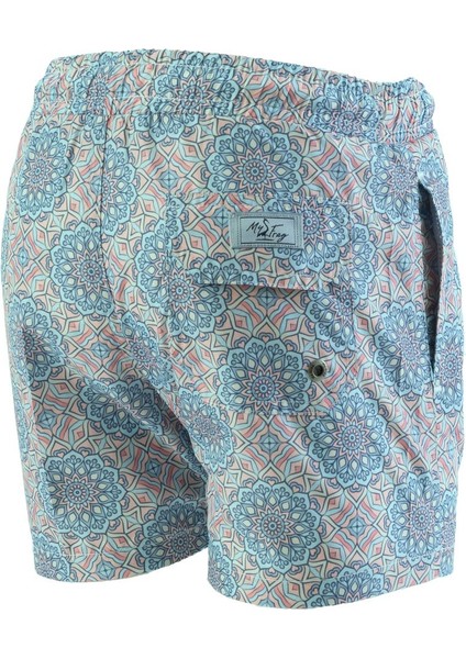 Motif Desenli Premium Şort Mayo modelleri
