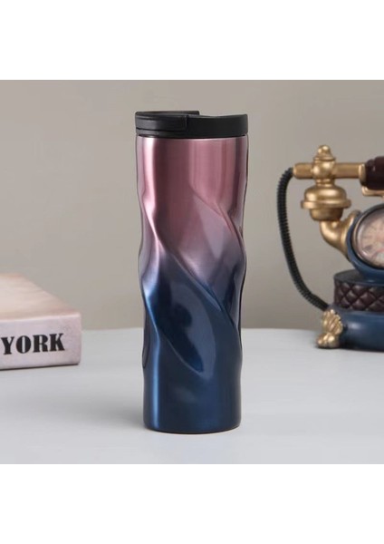 Komple 304 L Çelik Degrade 6 Oz 500 ml Kahve Termos Mug CIN229ML