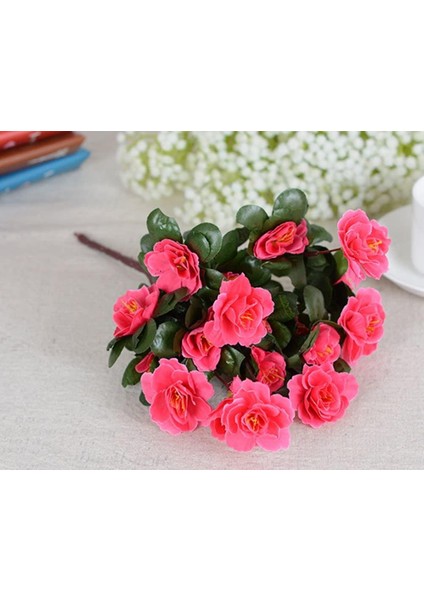 Yapay Çiçek Fuşya Pembe Açelya Demeti 7 Dallı 33*20CM fırsatları