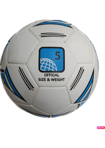 Zilli Futbol Topu Görme Engelliler Için 500 gr 32 Panel Tüm Hava Koşullarına Uygun No:5 + Pompa
