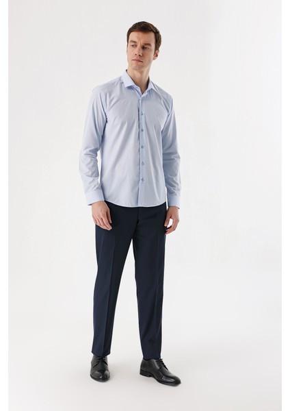 Erkek A. Mavi Basic Slim Fit Gömlek10 modelleri