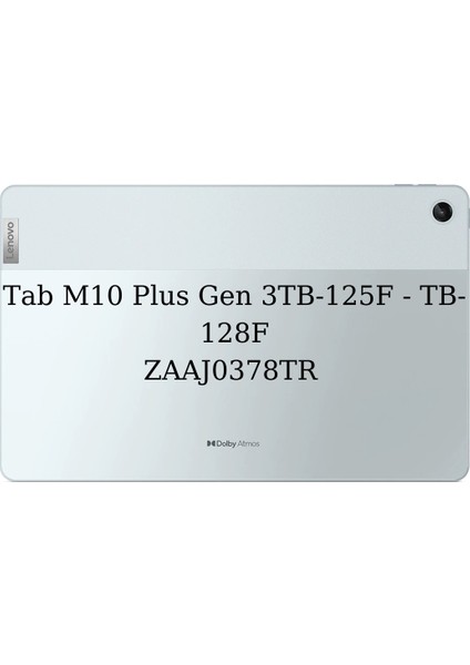 Lenovo Tab M10 Plus Gen 3 (3. Nesil) TB-125F - TB-128F Kılıf 360° Dönebilen Standlı Tablet Kılıfı