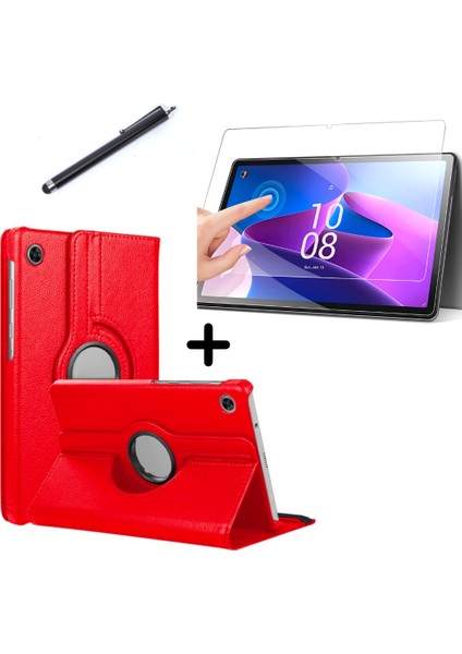 Lenovo Tab M10 Plus Gen 3 (3. Nesil) 10,61" ZAAJ0378TR Tablet Kılıfı Ekran Koruyucu ve Kalem Seti