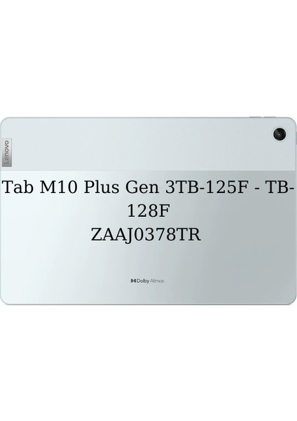 Lenovo Tab M10 Plus Gen 3 (3. Nesil) 10,61" ZAAJ0378TR Tablet Kılıfı Ekran Koruyucu ve Kalem Seti