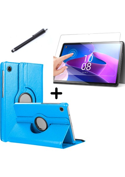 Lenovo Tab M10 Plus Gen 3 (3. Nesil) 10,61" ZAAJ0378TR Tablet Kılıfı Ekran Koruyucu ve Kalem Seti