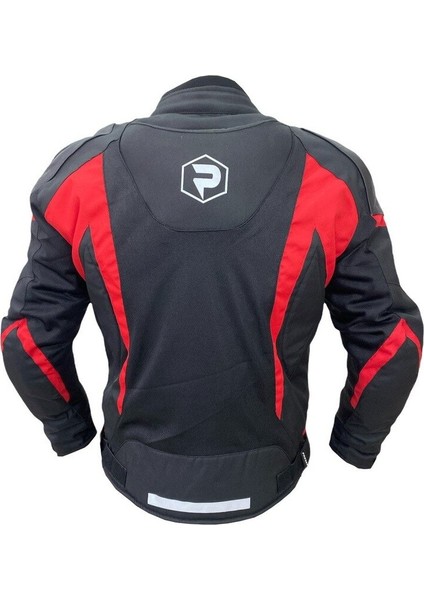 Görgüçlü Motosiklet Montu 195 Gp Knight Kırmızı - Siyah fırsatları