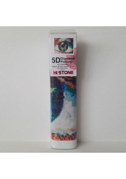 5d Elmas Taş Işleme Kiti 30X40 cm Göz Desen