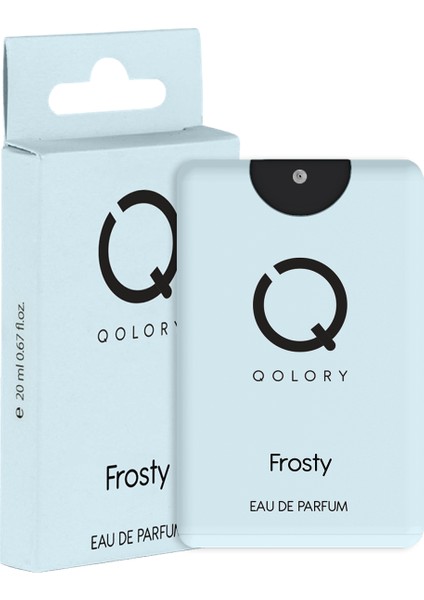 Frosty Eau De Pocket Perfume 20 ml Unisex Cep Parfüm