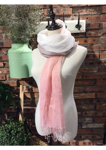 Degrade Renk Kadın Eşarp - Pembe/gri (Yurt Dışından) modelleri