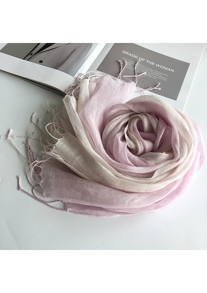 Degrade Renk Kadın Eşarp - Açık Mor (Yurt Dışından) fiyatları