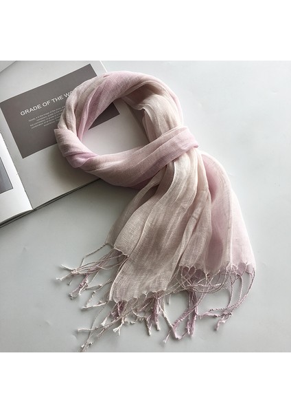 Degrade Renk Kadın Eşarp - Açık Mor (Yurt Dışından) modelleri